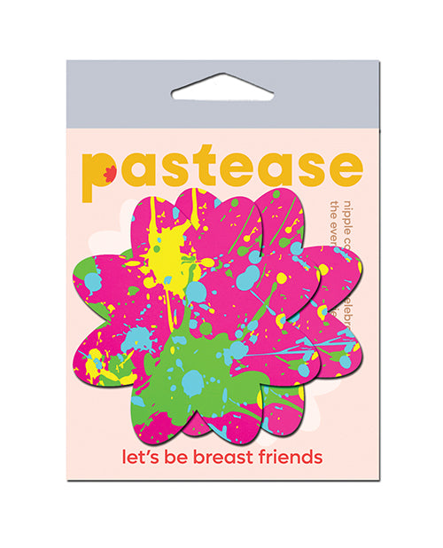 Pastease Neon Graffiti Paint Splatter - Pink O/S