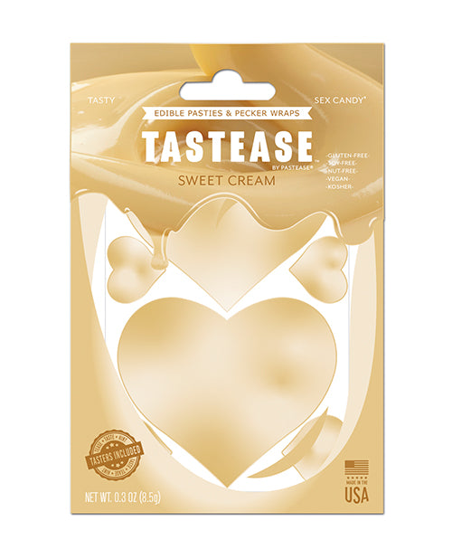 Pastease Tastease TEdible Pasties & Pecker Wraps - Sweet Cream O/S