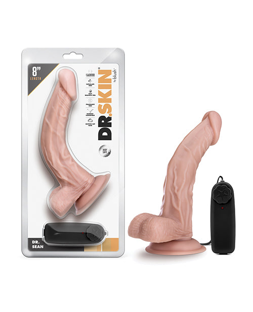 Blush Dr. Skin Dr. Sean 8" Cock w/Suction Cup - Vanilla