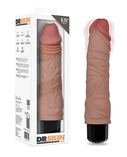 Blush Dr. Skin Dr. Hunt 8.75" Vibrating Dildo - Beige