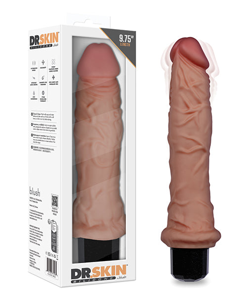 Blush Dr. Skin Dr. Webber 9.75" Vibrating Dildo