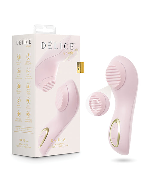 Blush Dahlia Rotating Stimulating Personal Massager - Pink
