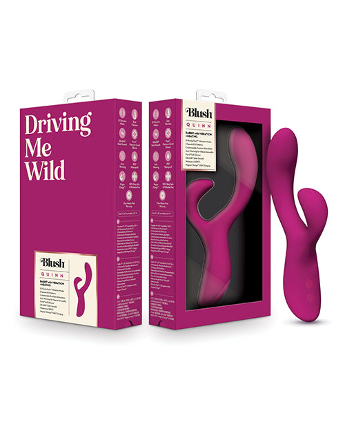 Blush Quinn Rabbit Vibrator - Burgundy