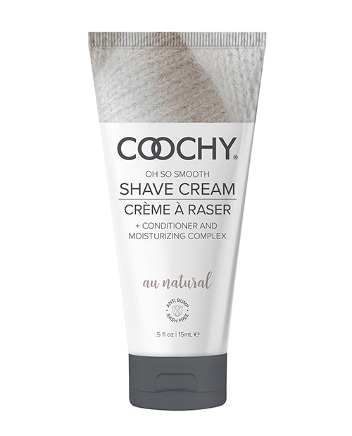 COOCHY Shave Cream - .5 oz Au Natural