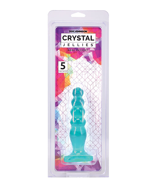 Crystal Jellies Anal Delight 5" - Teal