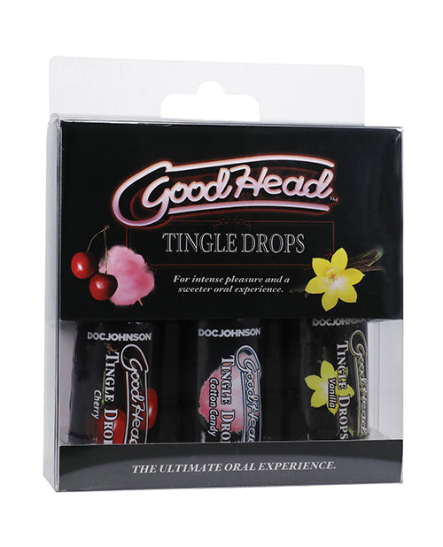GoodHead Tingle Drops Kit - Sweet Cherry/Cotton Candy/French Vanilla