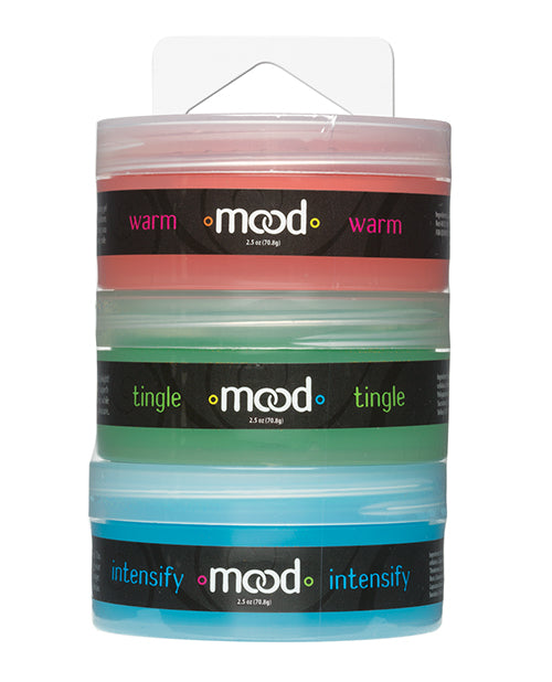 Mood Lube Kissable Foreplay Gels - 2 oz Asst. Flavors Pack of 3