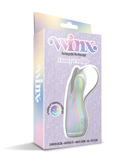 WINX Fancy Flutter Squishy Silicone Vibrator - Multi-Color