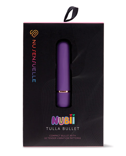 Nu Sensuelle Nubii Tulla Rounded Tip 10 Speed Bullet - Purple