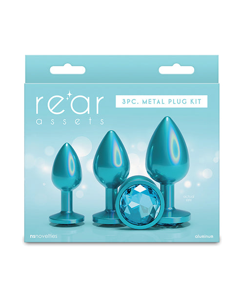 Rear Assets 3 pc Trainer Kit w/Teal Gem - Iridescent Teal