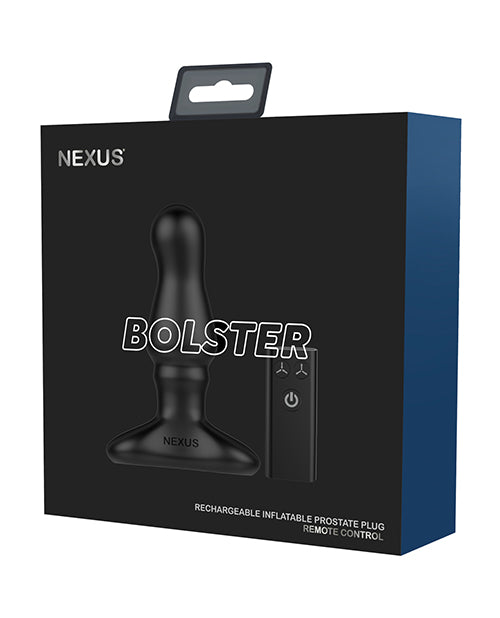 Nexus Bolster Butt Plug w/Inflatable Tip - Black