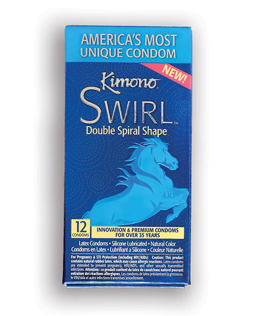 Kimono Swirl Condoms - Pack of 12