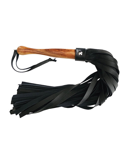 Rouge Fetish Play Vegan Flogger - Black