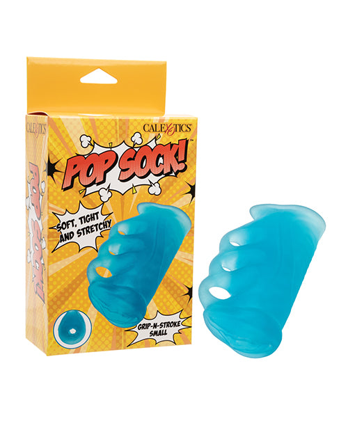 Pop Sock! Grip-N-Stroke - Small, Blue