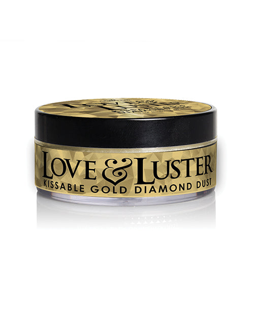 Sensuva Love & Luster Kissable Gold Diamond Dust Jar - 2 oz