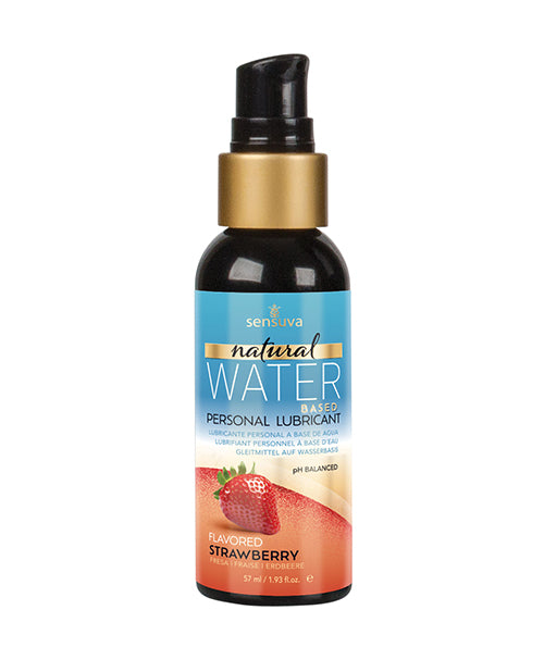 Sensuva Natural Water Based Personal Moisturizer - 1.93 oz Strawberry