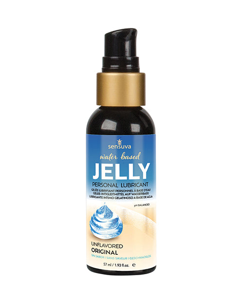 Sensuva Jelly Natural Water Based Personal Lubricant - 2 oz