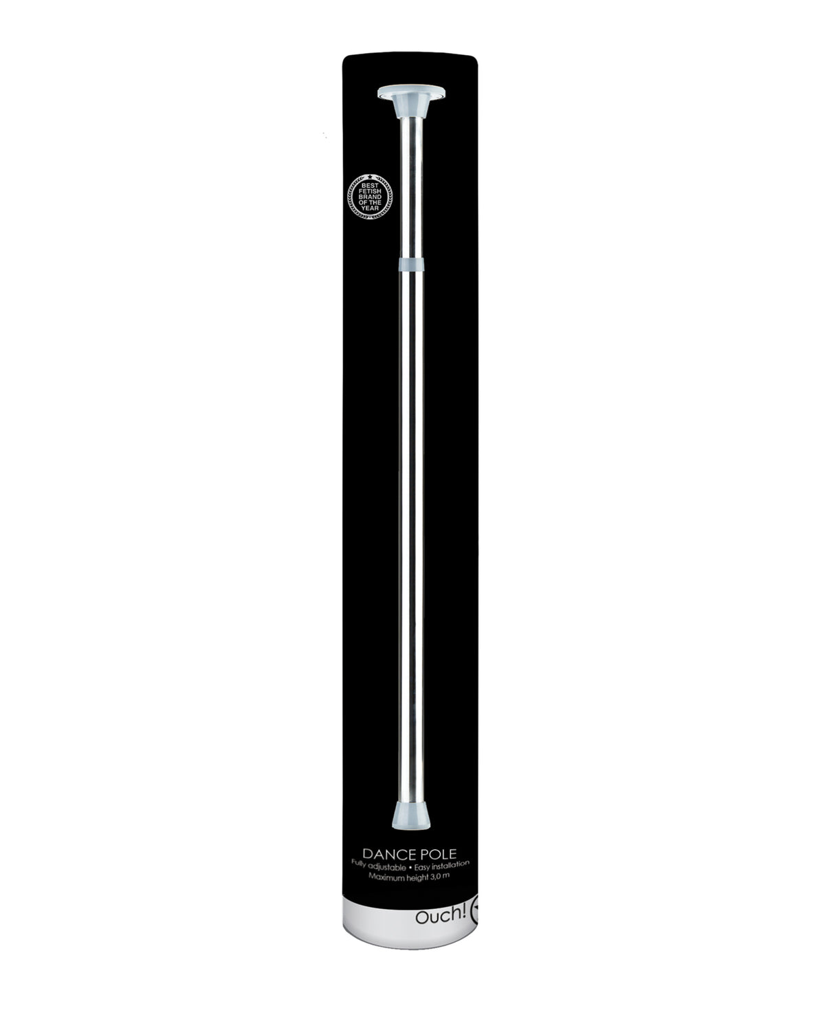 Shots Ouch Dance Pole - Silver