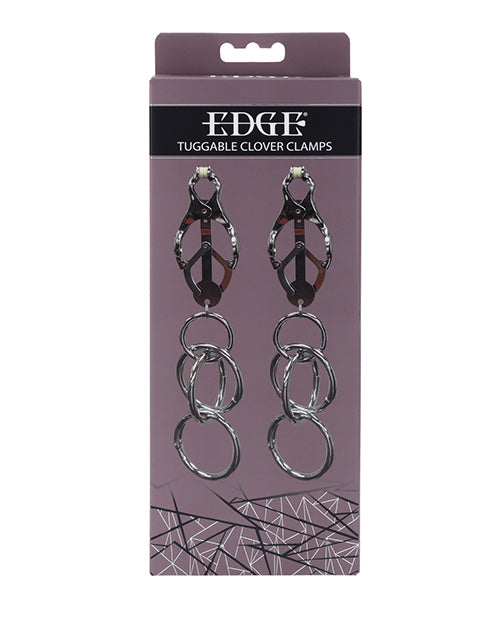 Edge Tuggable Clover Clamps - Silver