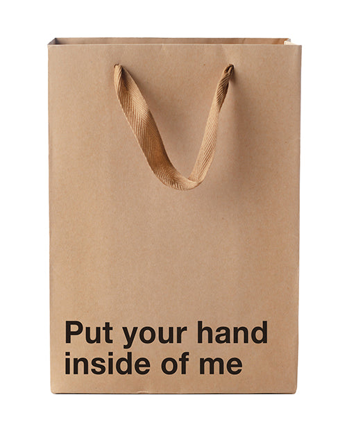 Wood Rocket Put Your Hand Inside Me Gift Bag