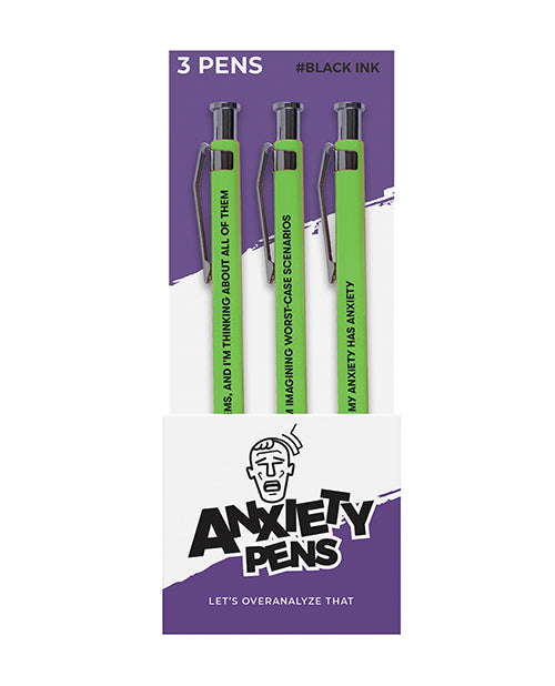 Wood Rocket Anxiety Pens 3 - Pack