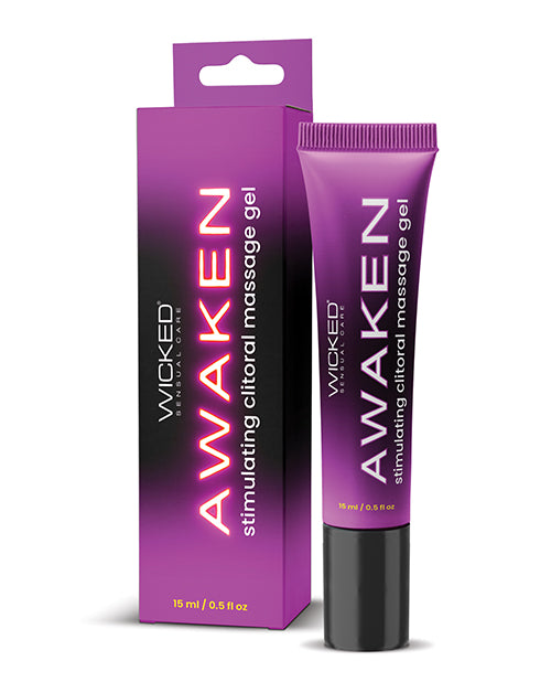 Wicked Sensual Care Awaken Stimulating Clitoral Massaging Gel - .5 oz