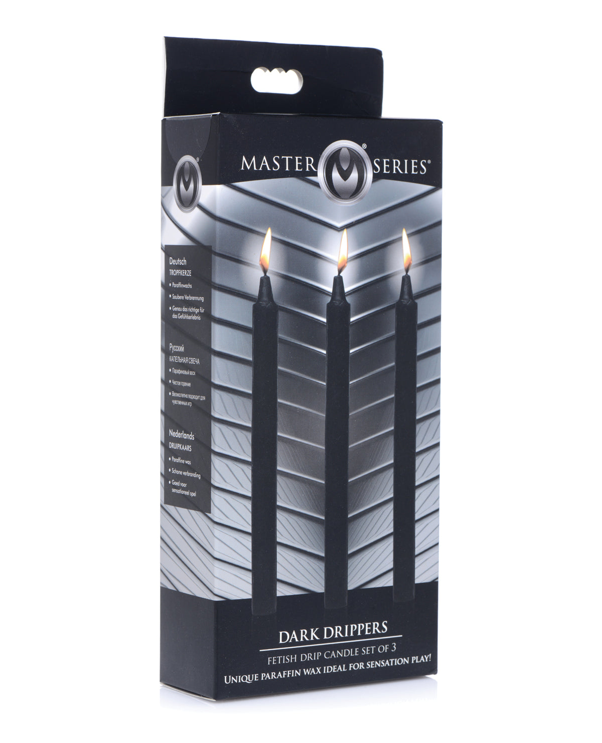 NO ETA Master Series Fetish Drip Candles - Dark Drippers Set of 3