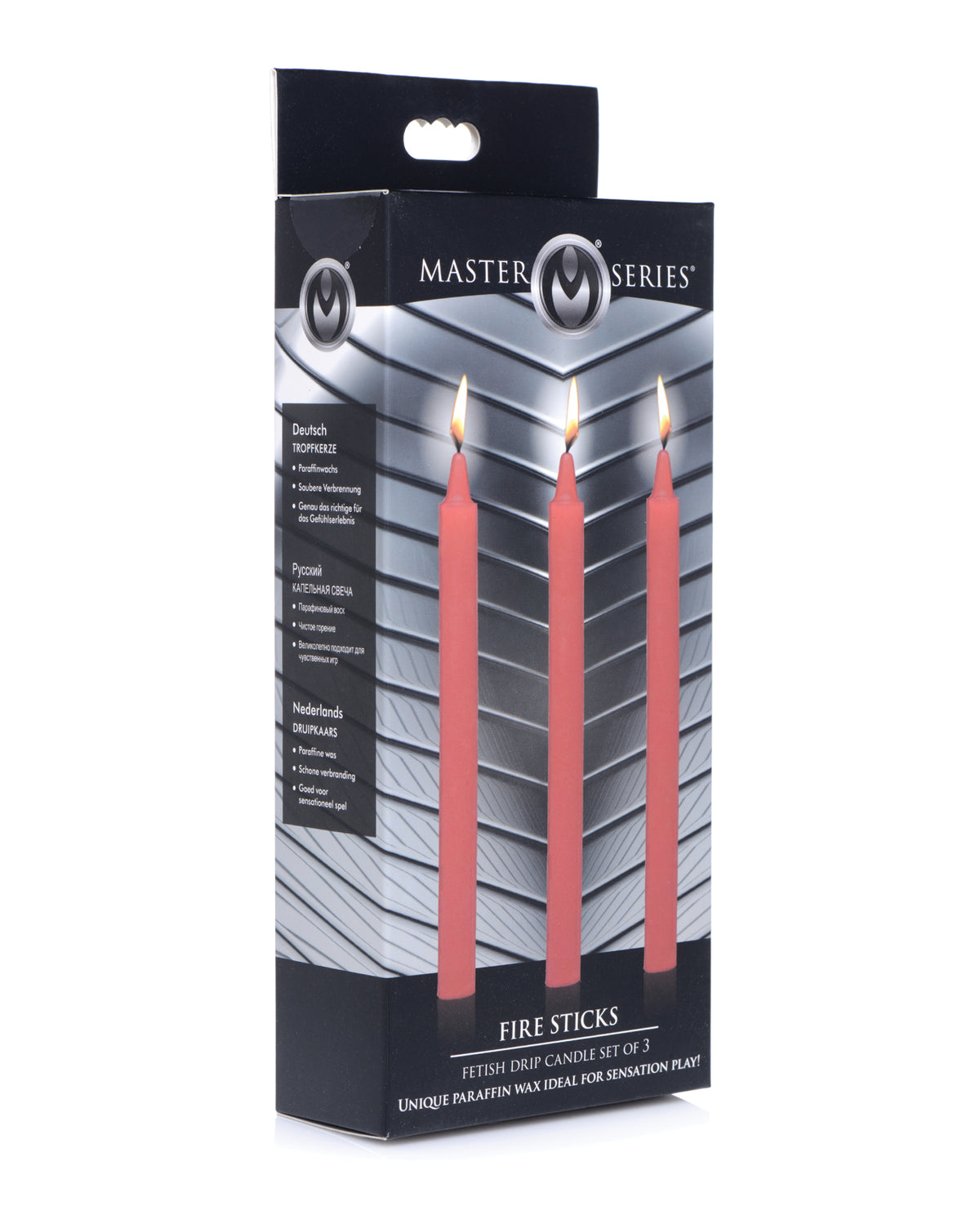 NO ETA Master Series Fetish Drip Candles - Fire Sticks Set of 3
