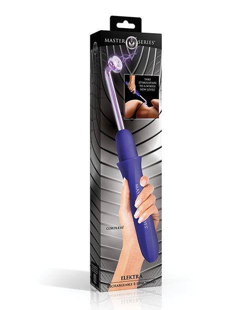 Master Series Elektra Rechargeable Violet Wand - Purple