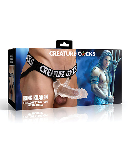 Creature Cocks King Kraken Hollow Strap-On w/Harness