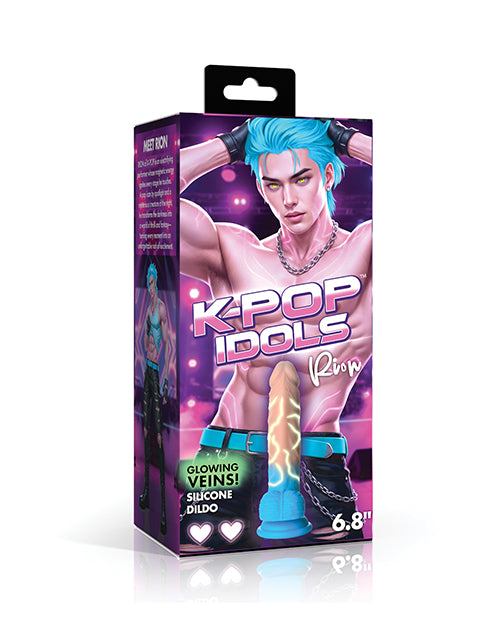 K Pop Idols Rion Silicone Dildo with Balls